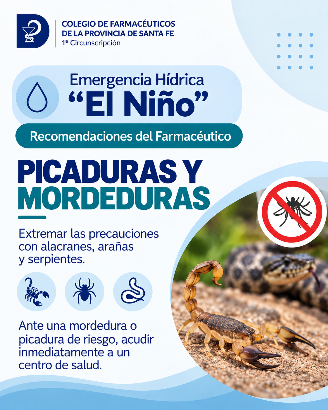 Prevención ante picaduras y mordeduras