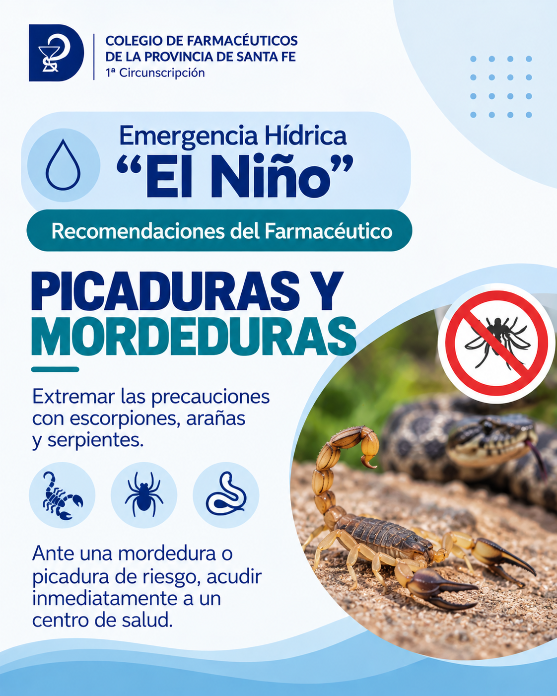 Prevención ante picaduras y mordeduras