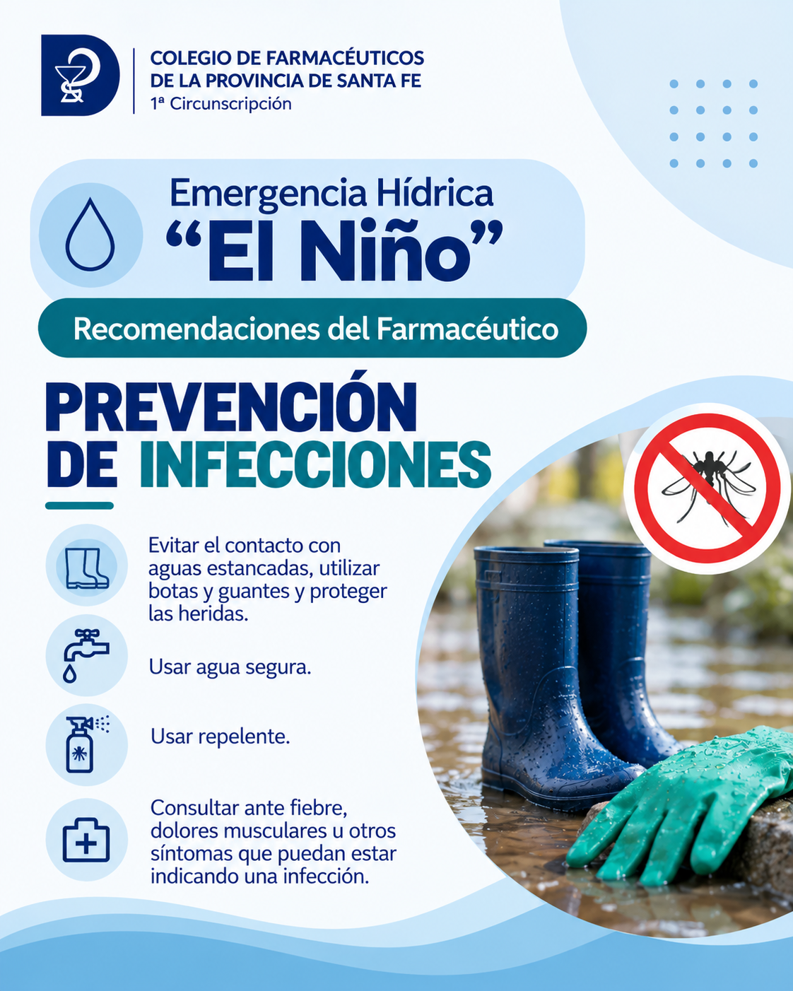 Prevención de infecciones en inundaciones